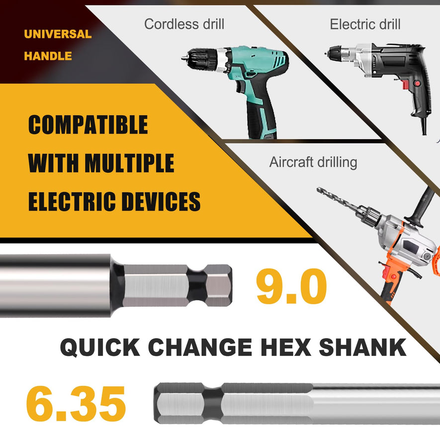 1" Forstner Drill Bit with 1/4" Quick Change Hex Shank,Triple Flute Tungsten Carbide Tipped - for Hard Wood,Soft Wood Woodworking Hinge Cutter Tool Kits for Veneered Plywood Plastic