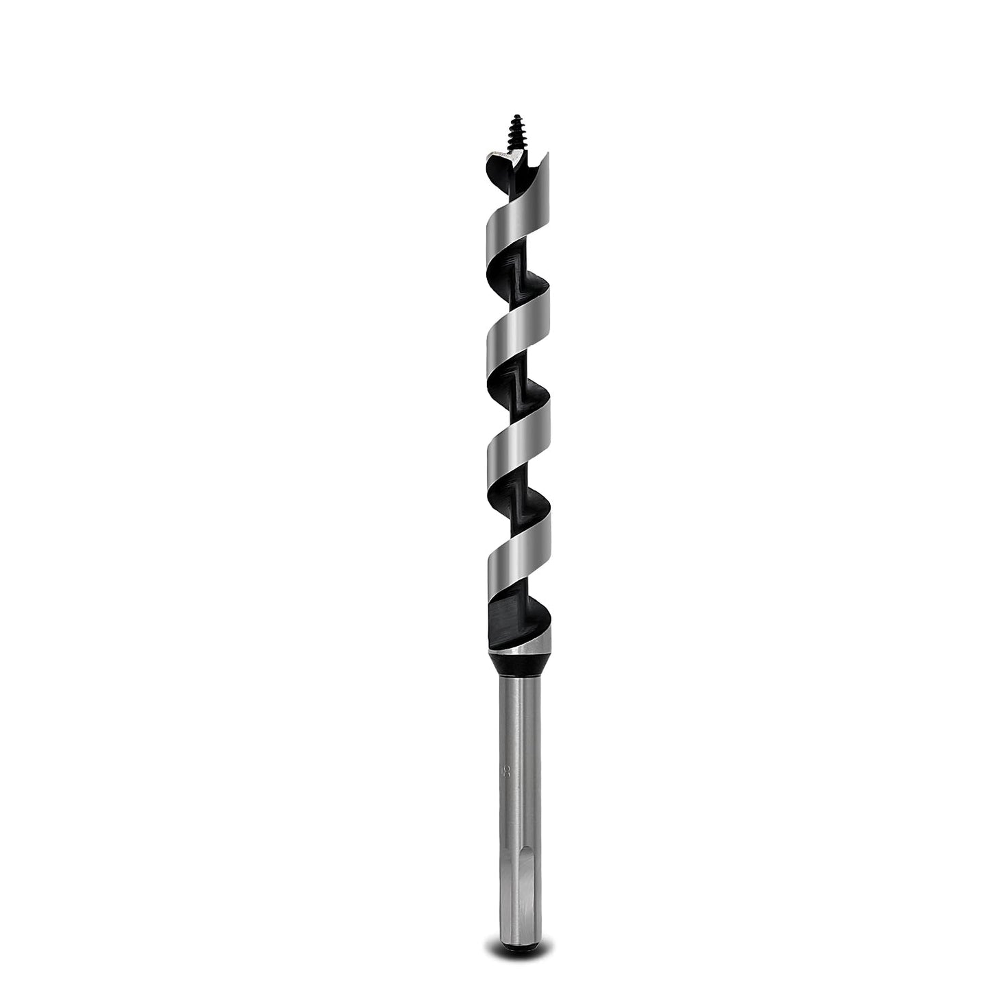 11/16 x 18 inch Auger Drill Bit for Wood, 18mm, 2 Flute, Hex Shank, Perfect for Woodworking and DIY Projects