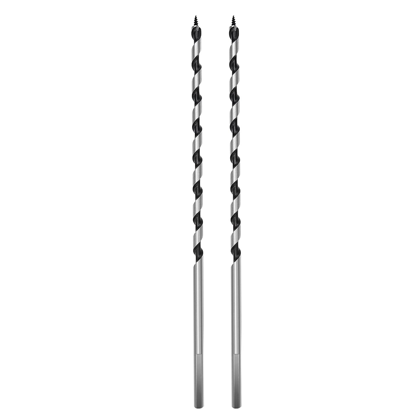 11/16 x 18 inch Auger Drill Bit for Wood, 18mm, 2 Flute, Hex Shank, Perfect for Woodworking and DIY Projects