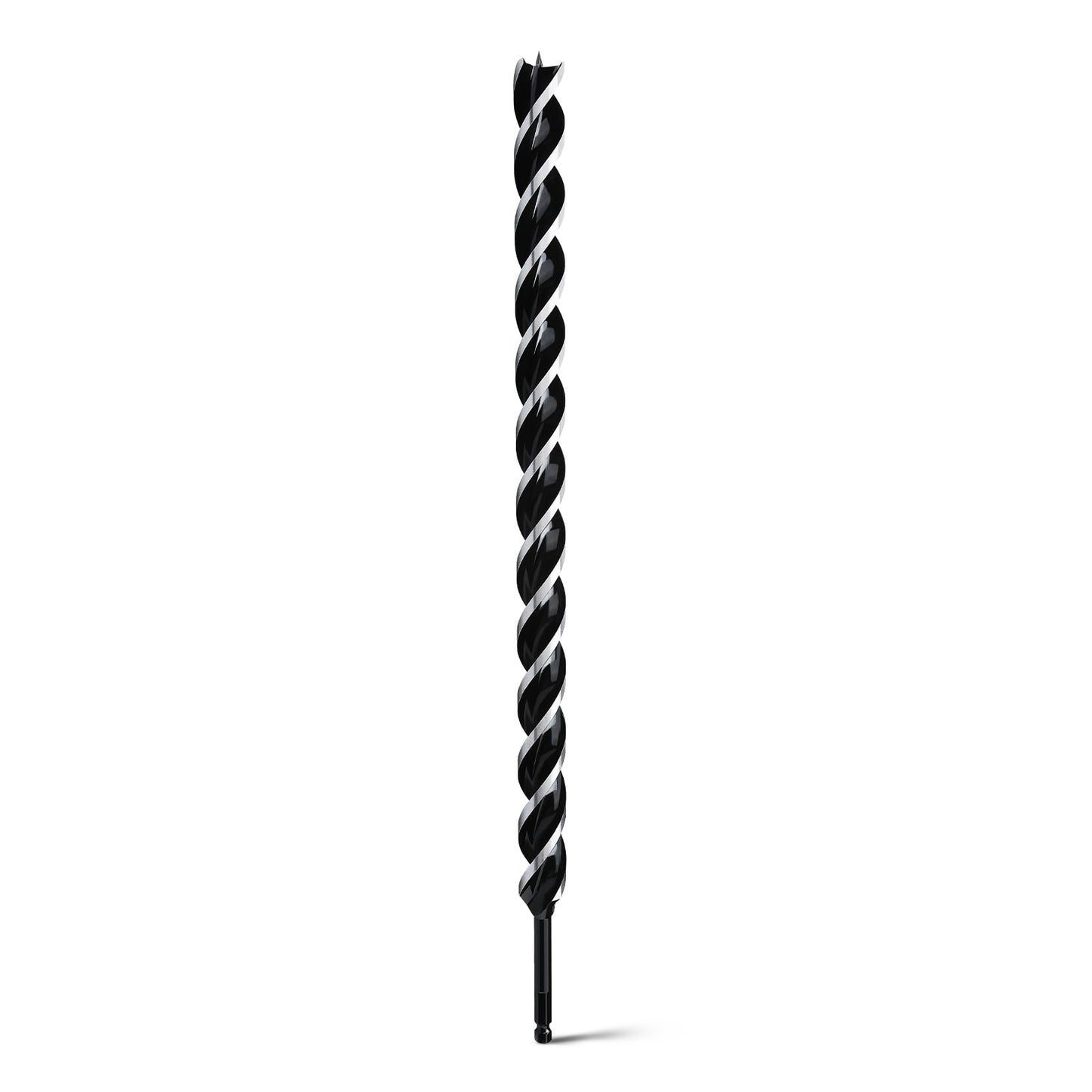1/2" x 6" Holzbohrer für weiches und hartes Holz, Kunststoff, Trockenbau und Verbundwerkstoffe – 1/4" Sechskantschaft Schnellwechsel Dreifach-Nut Holzbohrer