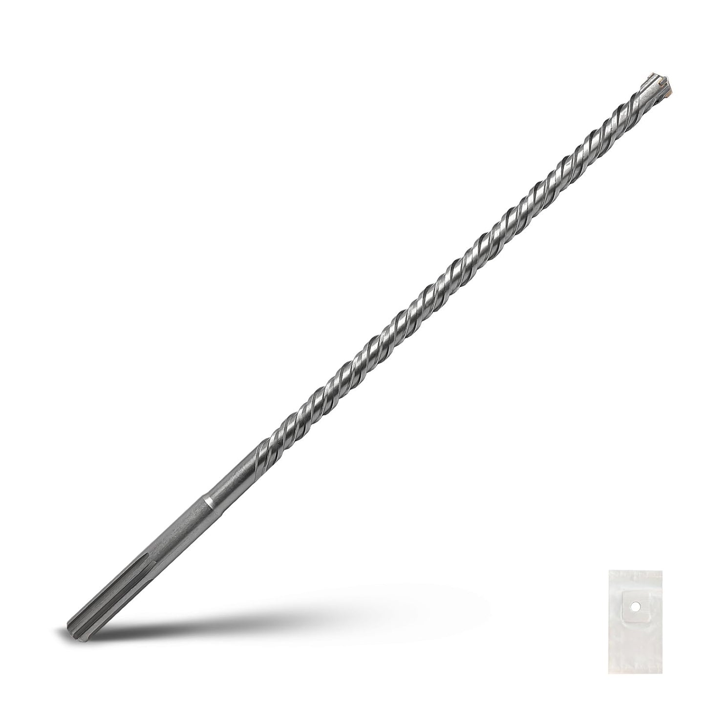1-1/2 x 10 inch SDS Max Rotary Hammer Drill Bit, 38x260mm Carbide Tip Masonry Drill Bit,Concrete Drill Bit for Masonry, Brick, Stone, Concrete (Length :260mm / 10 inch, 38mm (1-1/2 in) Diameter)