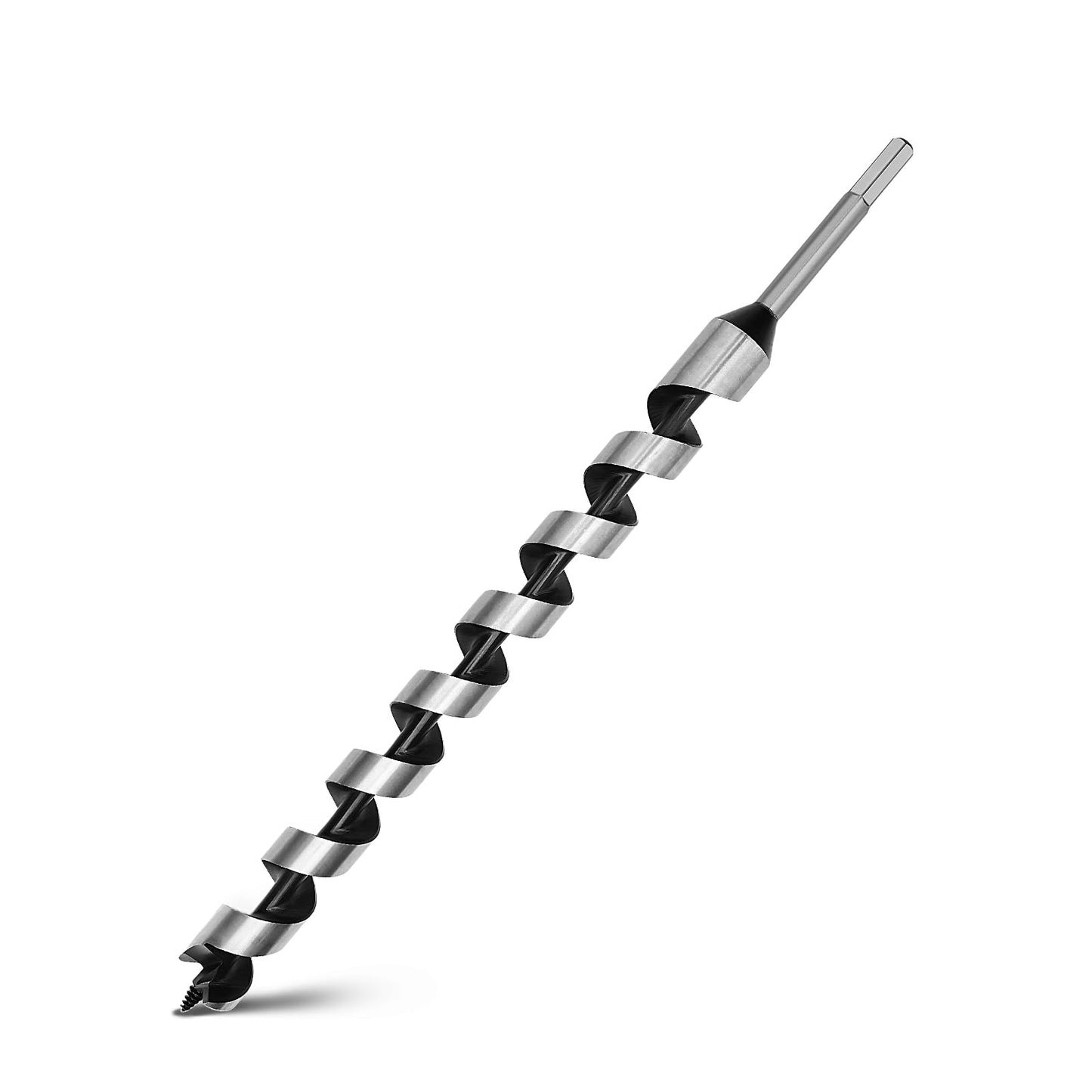 11/16 x 18 inch Auger Drill Bit for Wood, 18mm, 2 Flute, Hex Shank, Perfect for Woodworking and DIY Projects