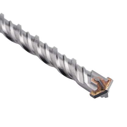 10er-Pack 3/8 Zoll x 6,3 Zoll SDS Plus Bohrhammerbohrer, Betonbohrer für Beton, Ziegel, Zement und Stein, 6,3 Zoll Länge (3/8 Zoll - 10er-Pack)