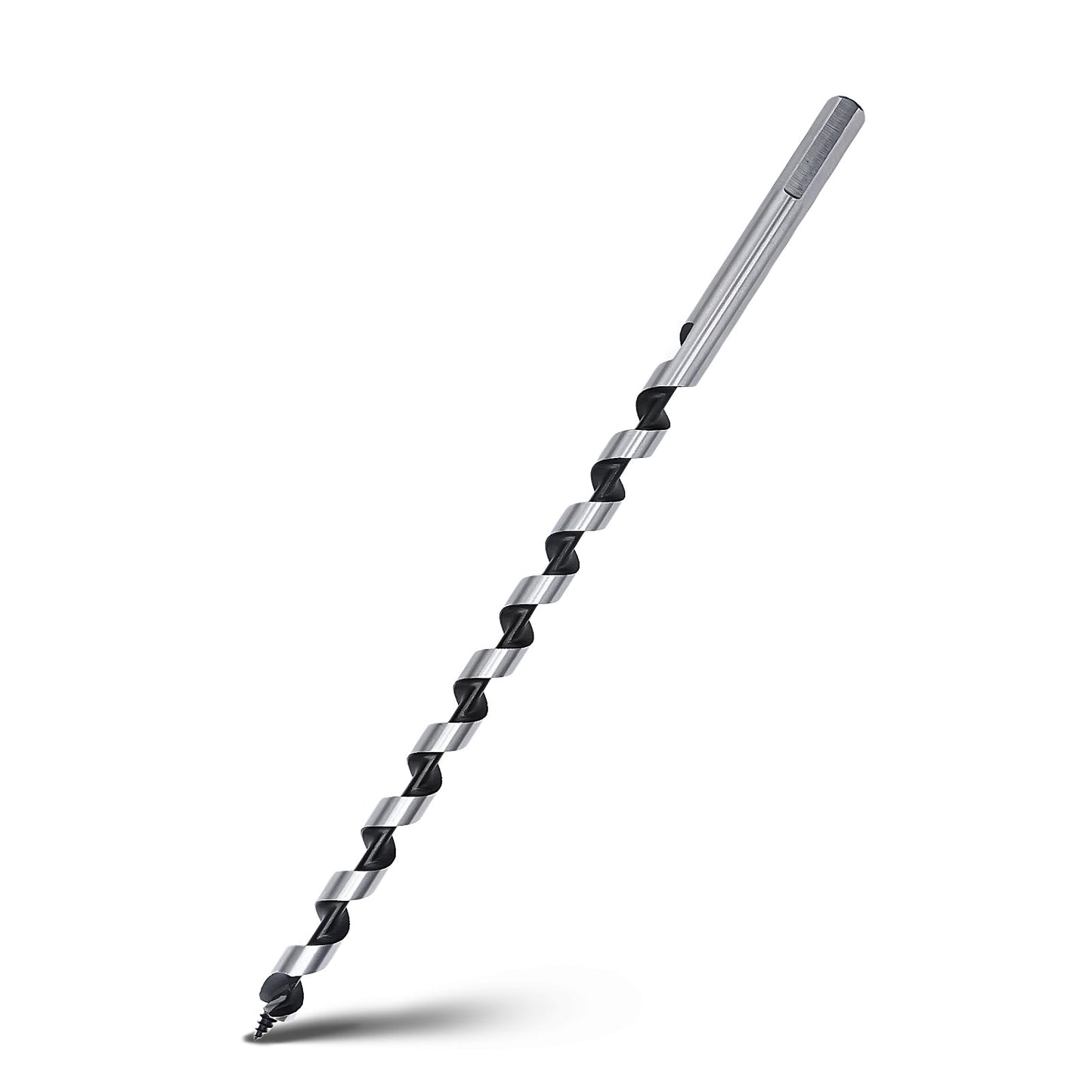 11/16 x 18 inch Auger Drill Bit for Wood, 18mm, 2 Flute, Hex Shank, Perfect for Woodworking and DIY Projects