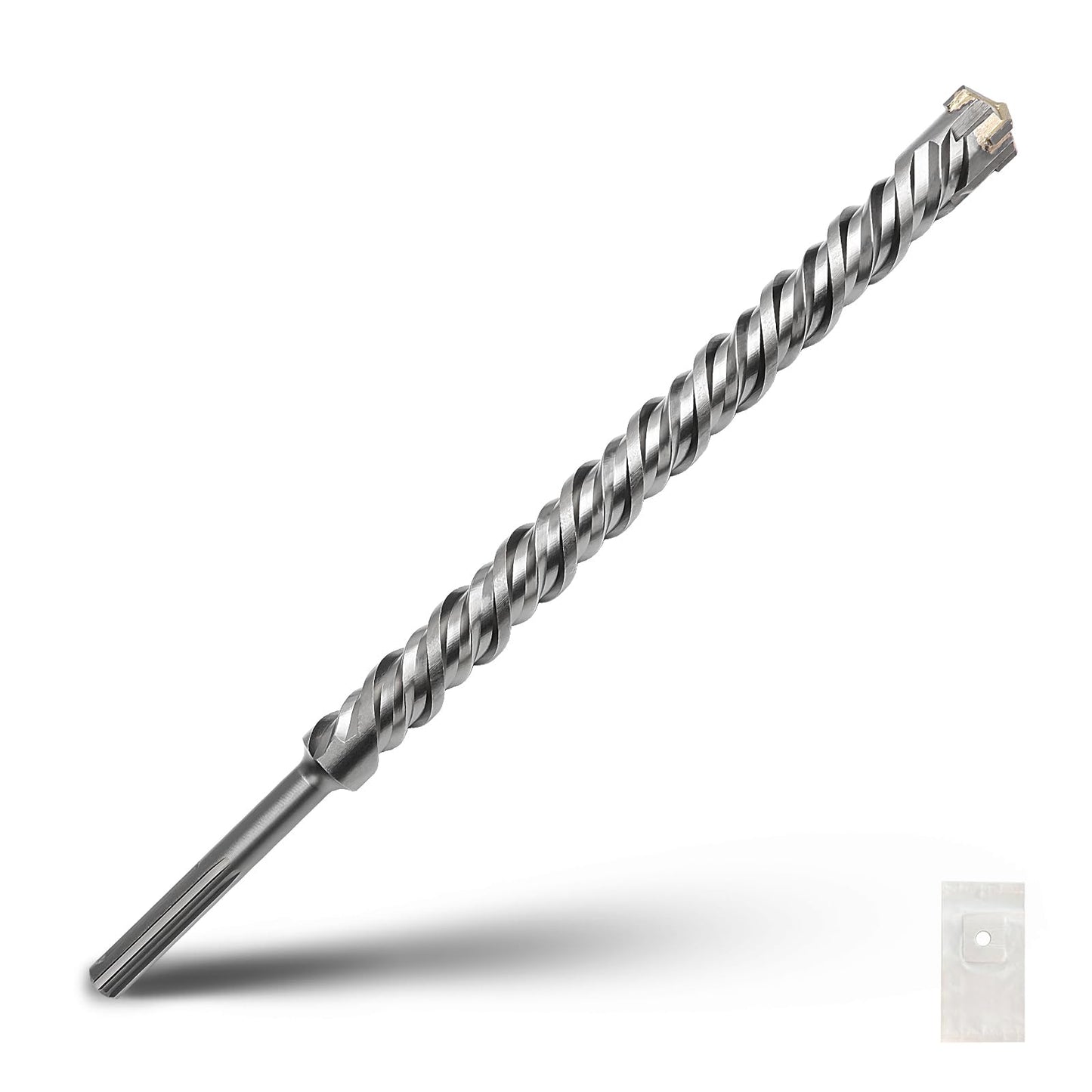 1-1/2 x 10 inch SDS Max Rotary Hammer Drill Bit, 38x260mm Carbide Tip Masonry Drill Bit,Concrete Drill Bit for Masonry, Brick, Stone, Concrete (Length :260mm / 10 inch, 38mm (1-1/2 in) Diameter)