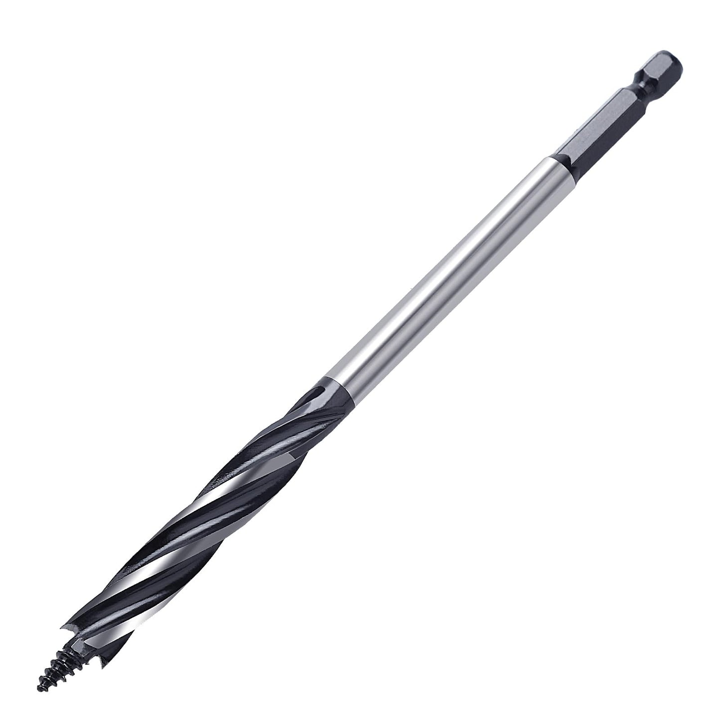 2 Pack 4/5 inch x 6-1/2 inch Auger Drill Bit for Wood, 1/4 inch Hex Shank Auger Drill Bit for Hard Wood,Soft Wood, Plywood and Plastic (4/5 in x 6-1/2 in) GRIXLEN