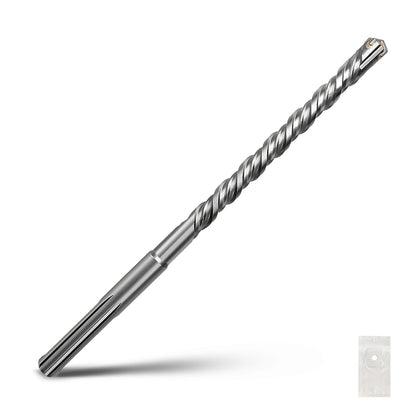 1-1/2 x 10 Zoll SDS Max Bohrhammerbohrer, 38x260mm Hartmetallspitze Mauerbohrer, Betonbohrer für Mauerwerk, Ziegel, Stein, Beton (Länge: 260mm / 10 Zoll, 38mm (1-1/2 Zoll) Durchmesser)