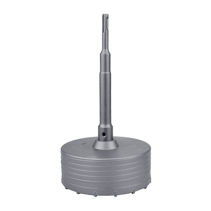 4 Zoll / 102 mm Betonlochsäge mit 220 mm SDS Plus Schaft Pleuelstange, GUICGOC Wolframkarbidzähne Zementlochsäge für Zement, Ziegel, Beton, Steinwände (4 Zoll / 102 mm)