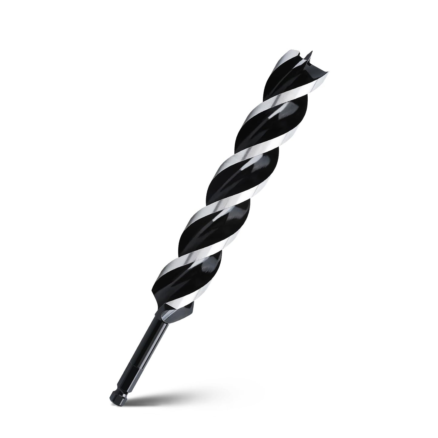 1/2" x 10" Schlangenbohrer für Holz, Sechskantschaft mit Dreifach-Flöte, Schiffsschlangenbohrer, langer Bohrer für Weich- und Hartholz, Baumstümpfe, Kunststoff, Trockenbau und Verbundwerkstoffe