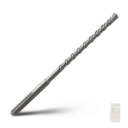 1-1/2 x 10 Zoll SDS Max Bohrhammerbohrer, 38x260mm Hartmetallspitze Mauerbohrer, Betonbohrer für Mauerwerk, Ziegel, Stein, Beton (Länge: 260mm / 10 Zoll, 38mm (1-1/2 Zoll) Durchmesser)
