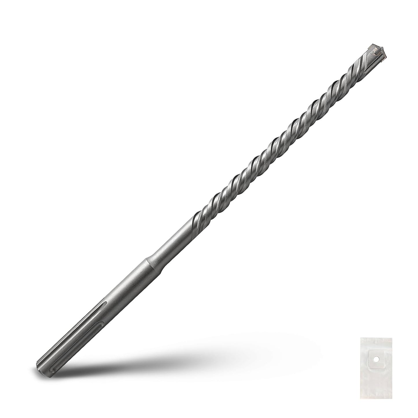 1-1/2 x 10 inch SDS Max Rotary Hammer Drill Bit, 38x260mm Carbide Tip Masonry Drill Bit,Concrete Drill Bit for Masonry, Brick, Stone, Concrete (Length :260mm / 10 inch, 38mm (1-1/2 in) Diameter)