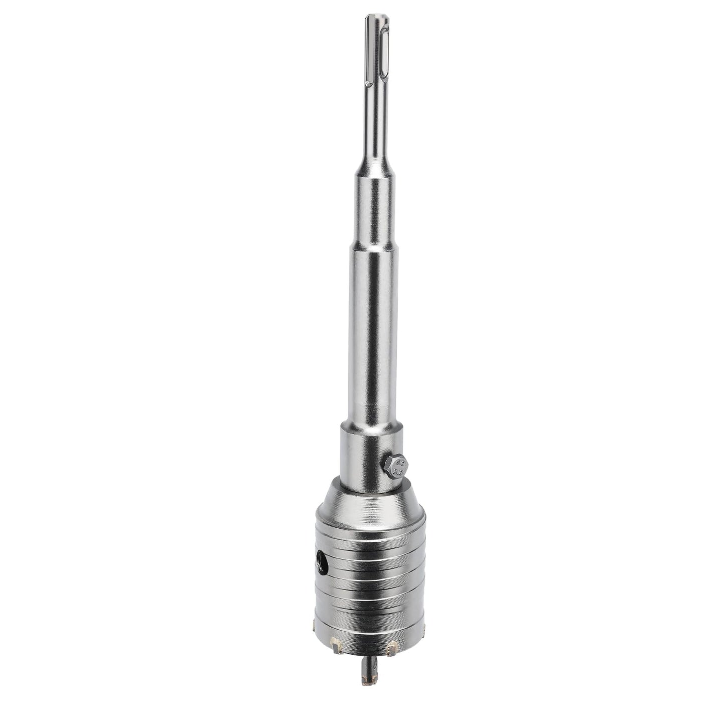 3 inch / 75mm Concrete Hole Saw with SDS Plus Shank Connecting Rod, 6.3mm Tungsten Carbide Tip for Concrete Cement Brick Wall