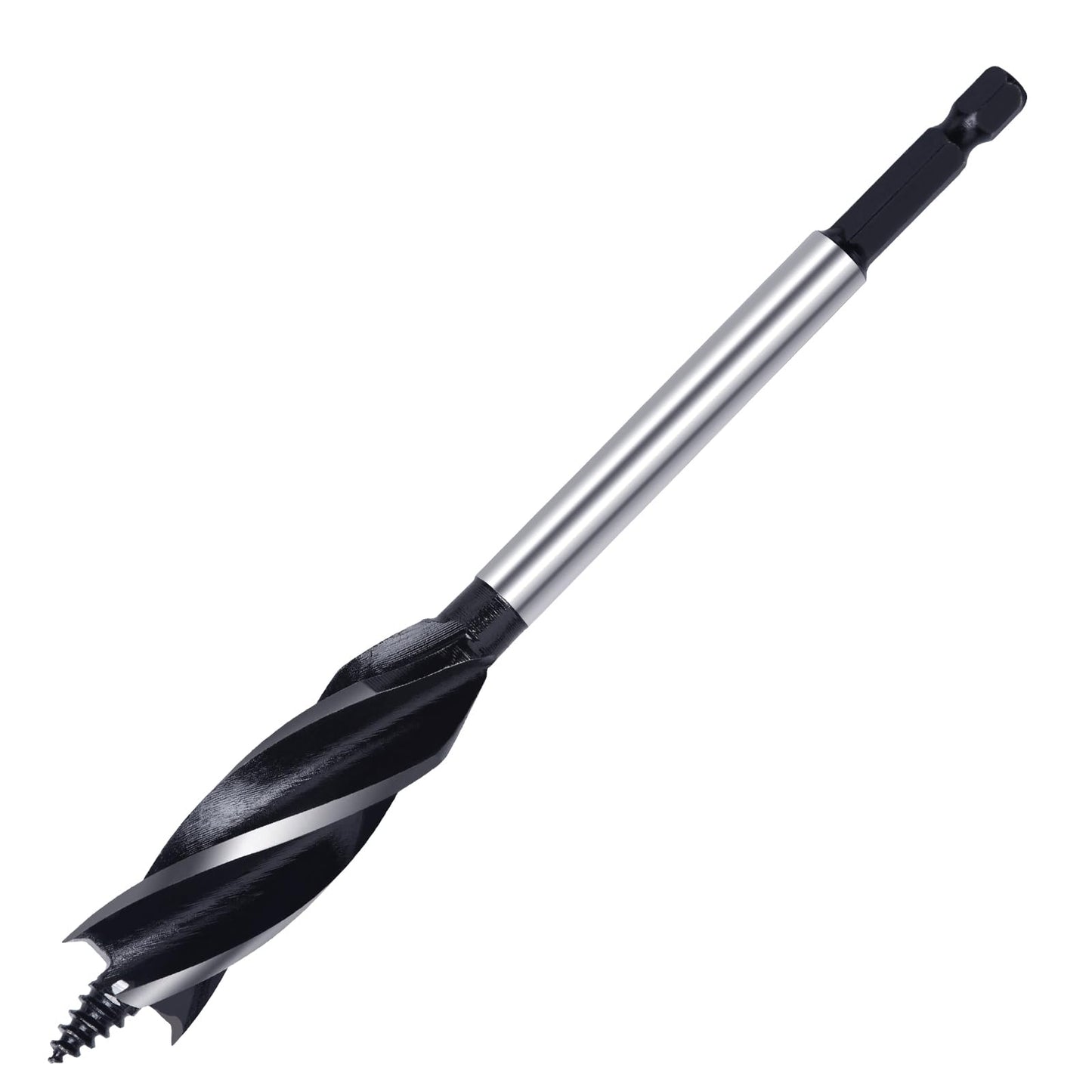 2 Pack 4/5 inch x 6-1/2 inch Auger Drill Bit for Wood, 1/4 inch Hex Shank Auger Drill Bit for Hard Wood,Soft Wood, Plywood and Plastic (4/5 in x 6-1/2 in) GRIXLEN