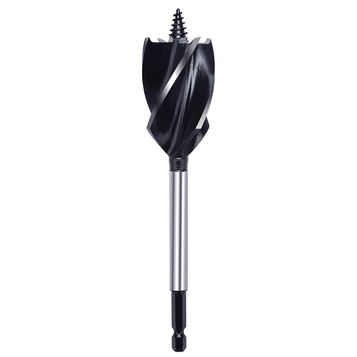 2 Pack 4/5 inch x 6-1/2 inch Auger Drill Bit for Wood, 1/4 inch Hex Shank Auger Drill Bit for Hard Wood,Soft Wood, Plywood and Plastic (4/5 in x 6-1/2 in) GRIXLEN