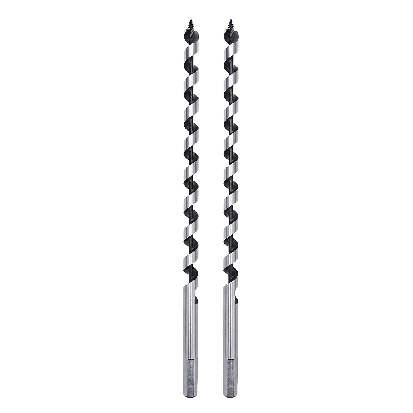 11/16 x 18 inch Auger Drill Bit for Wood, 18mm, 2 Flute, Hex Shank, Perfect for Woodworking and DIY Projects
