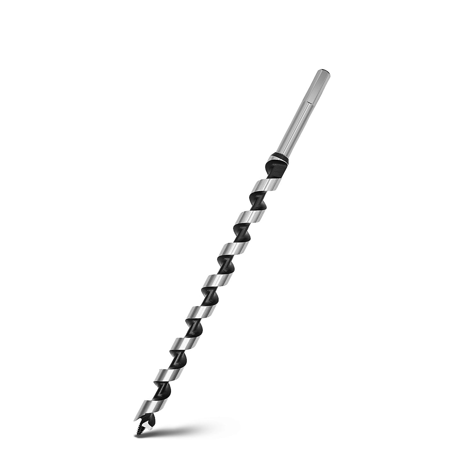 11/16 x 18 inch Auger Drill Bit for Wood, 18mm, 2 Flute, Hex Shank, Perfect for Woodworking and DIY Projects