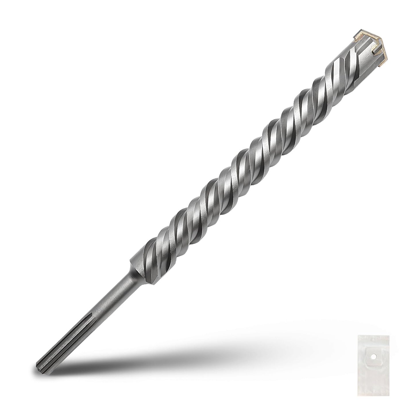 1-1/2 x 10 inch SDS Max Rotary Hammer Drill Bit, 38x260mm Carbide Tip Masonry Drill Bit,Concrete Drill Bit for Masonry, Brick, Stone, Concrete (Length :260mm / 10 inch, 38mm (1-1/2 in) Diameter)