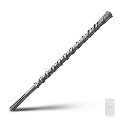 1-1/2 x 10 Zoll SDS Max Bohrhammerbohrer, 38x260mm Hartmetallspitze Mauerbohrer, Betonbohrer für Mauerwerk, Ziegel, Stein, Beton (Länge: 260mm / 10 Zoll, 38mm (1-1/2 Zoll) Durchmesser)