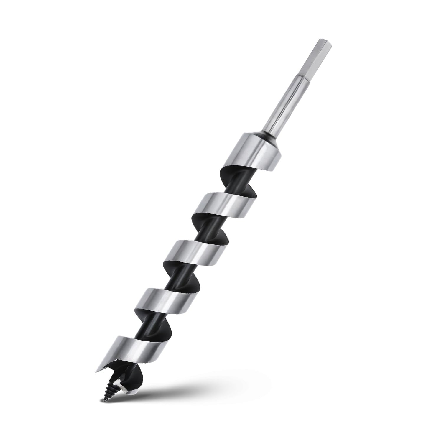 11/16 x 18 inch Auger Drill Bit for Wood, 18mm, 2 Flute, Hex Shank, Perfect for Woodworking and DIY Projects