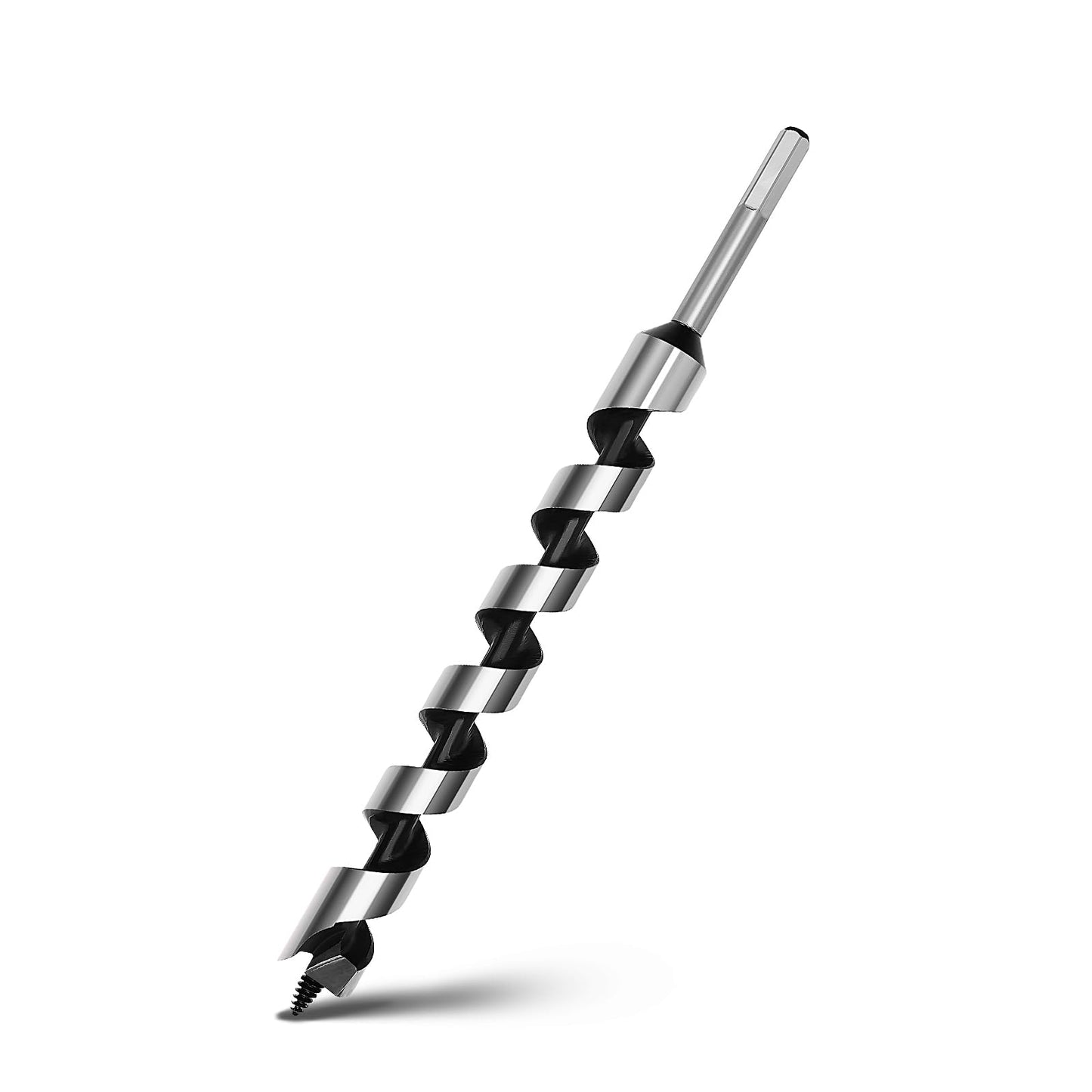 11/16 x 18 inch Auger Drill Bit for Wood, 18mm, 2 Flute, Hex Shank, Perfect for Woodworking and DIY Projects