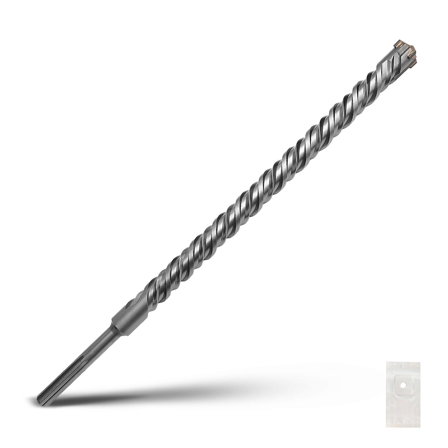1-1/2 x 10 inch SDS Max Rotary Hammer Drill Bit, 38x260mm Carbide Tip Masonry Drill Bit,Concrete Drill Bit for Masonry, Brick, Stone, Concrete (Length :260mm / 10 inch, 38mm (1-1/2 in) Diameter)
