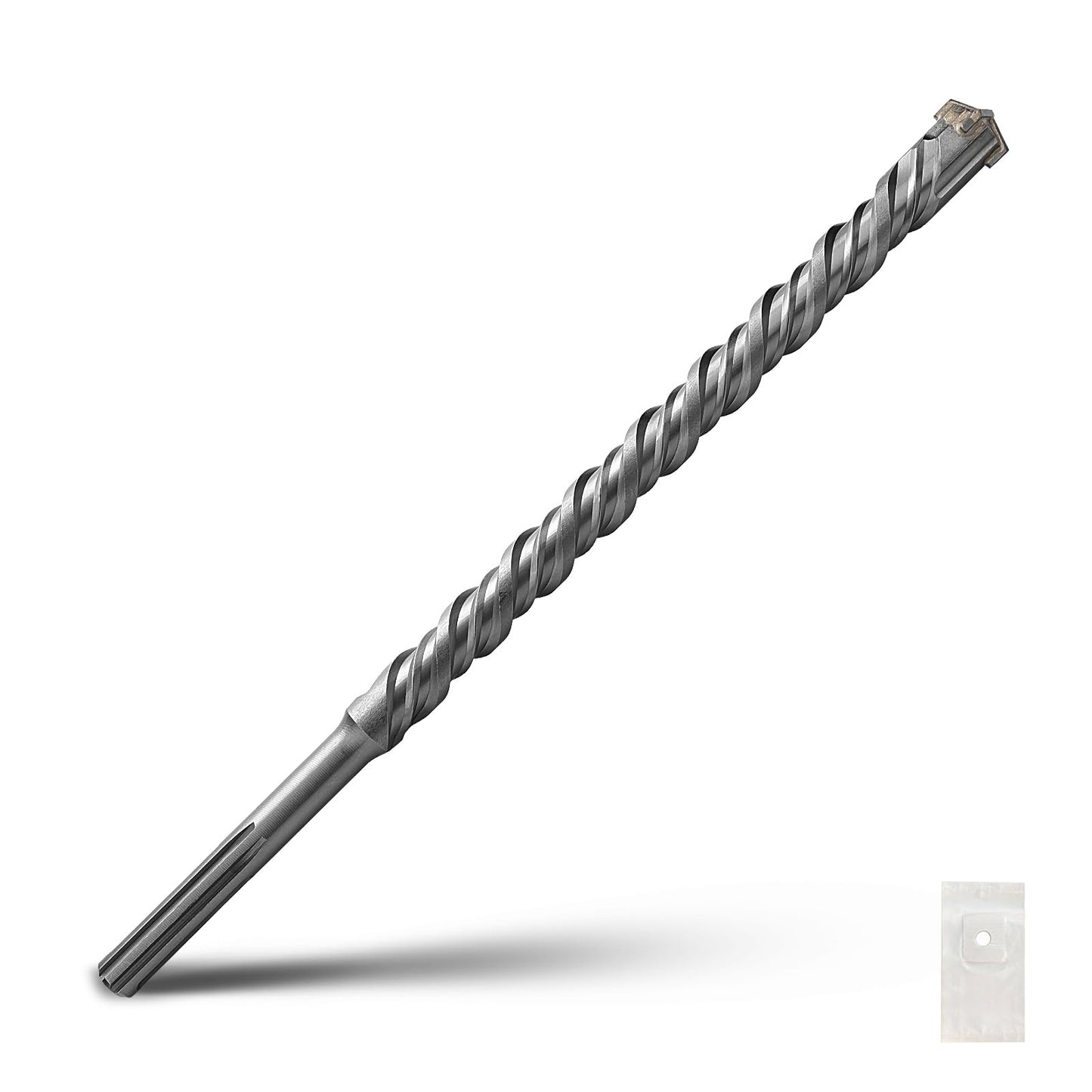 1-1/2 x 10 inch SDS Max Rotary Hammer Drill Bit, 38x260mm Carbide Tip Masonry Drill Bit,Concrete Drill Bit for Masonry, Brick, Stone, Concrete (Length :260mm / 10 inch, 38mm (1-1/2 in) Diameter)