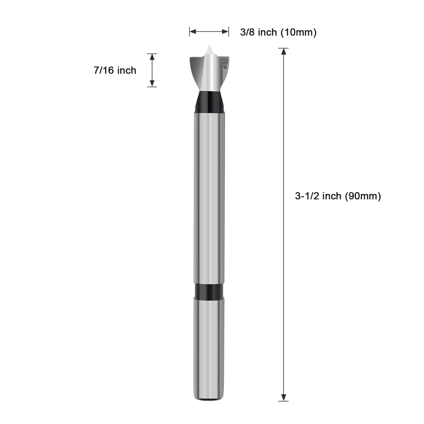 2 Inch Forstner Drill Bit for Woodworking, 2" Forstner Bit Wood Drill Bits for Holes, Hinge Cutter for Hard Wood, Plastic, Plywood HEX Shank