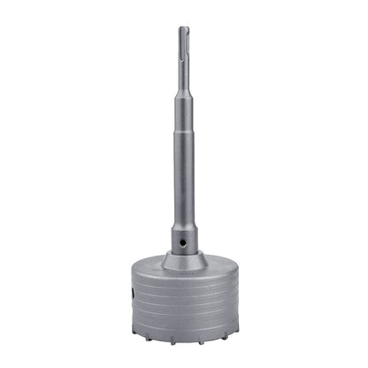 4 Zoll / 102 mm Betonlochsäge mit 220 mm SDS Plus Schaft Pleuelstange, GUICGOC Wolframkarbidzähne Zementlochsäge für Zement, Ziegel, Beton, Steinwände (4 Zoll / 102 mm)