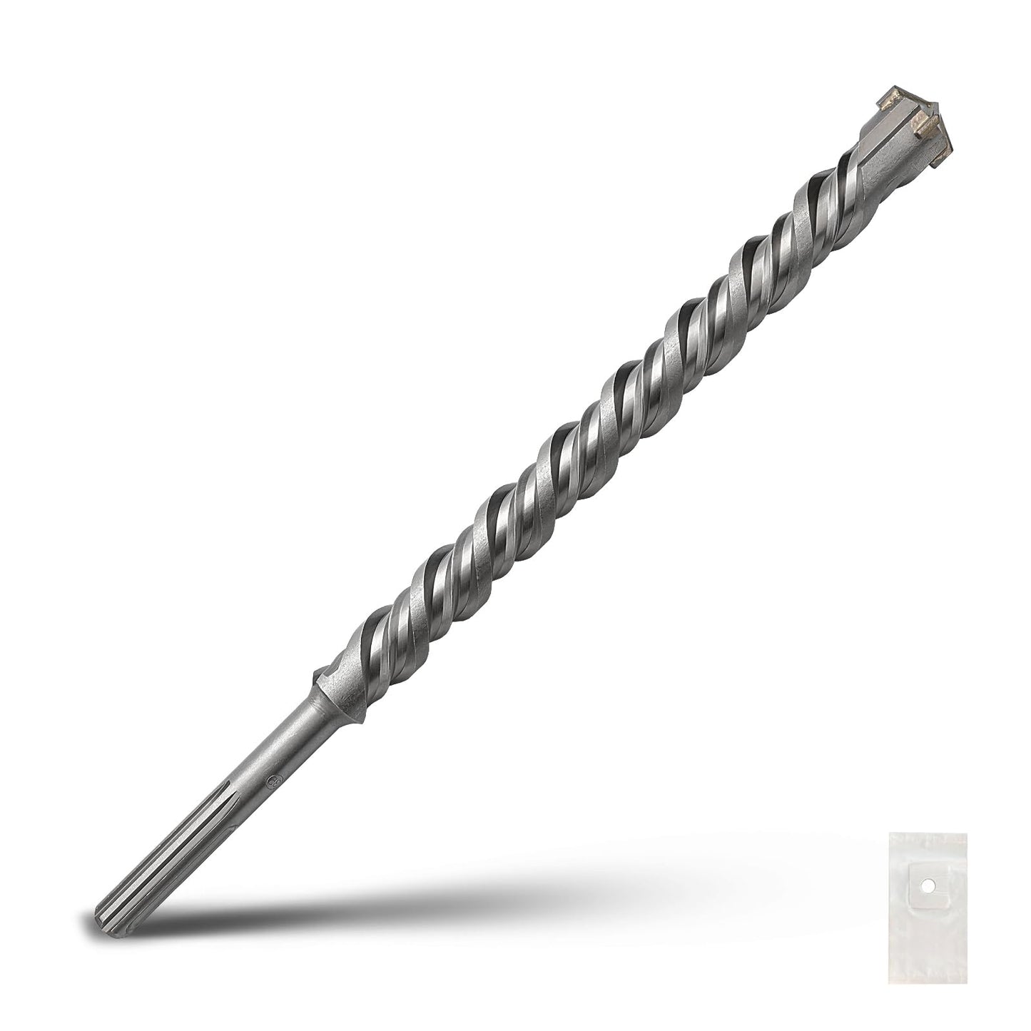 1-1/2 x 10 inch SDS Max Rotary Hammer Drill Bit, 38x260mm Carbide Tip Masonry Drill Bit,Concrete Drill Bit for Masonry, Brick, Stone, Concrete (Length :260mm / 10 inch, 38mm (1-1/2 in) Diameter)