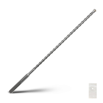 1-1/2 x 10 Zoll SDS Max Bohrhammerbohrer, 38x260mm Hartmetallspitze Mauerbohrer, Betonbohrer für Mauerwerk, Ziegel, Stein, Beton (Länge: 260mm / 10 Zoll, 38mm (1-1/2 Zoll) Durchmesser)