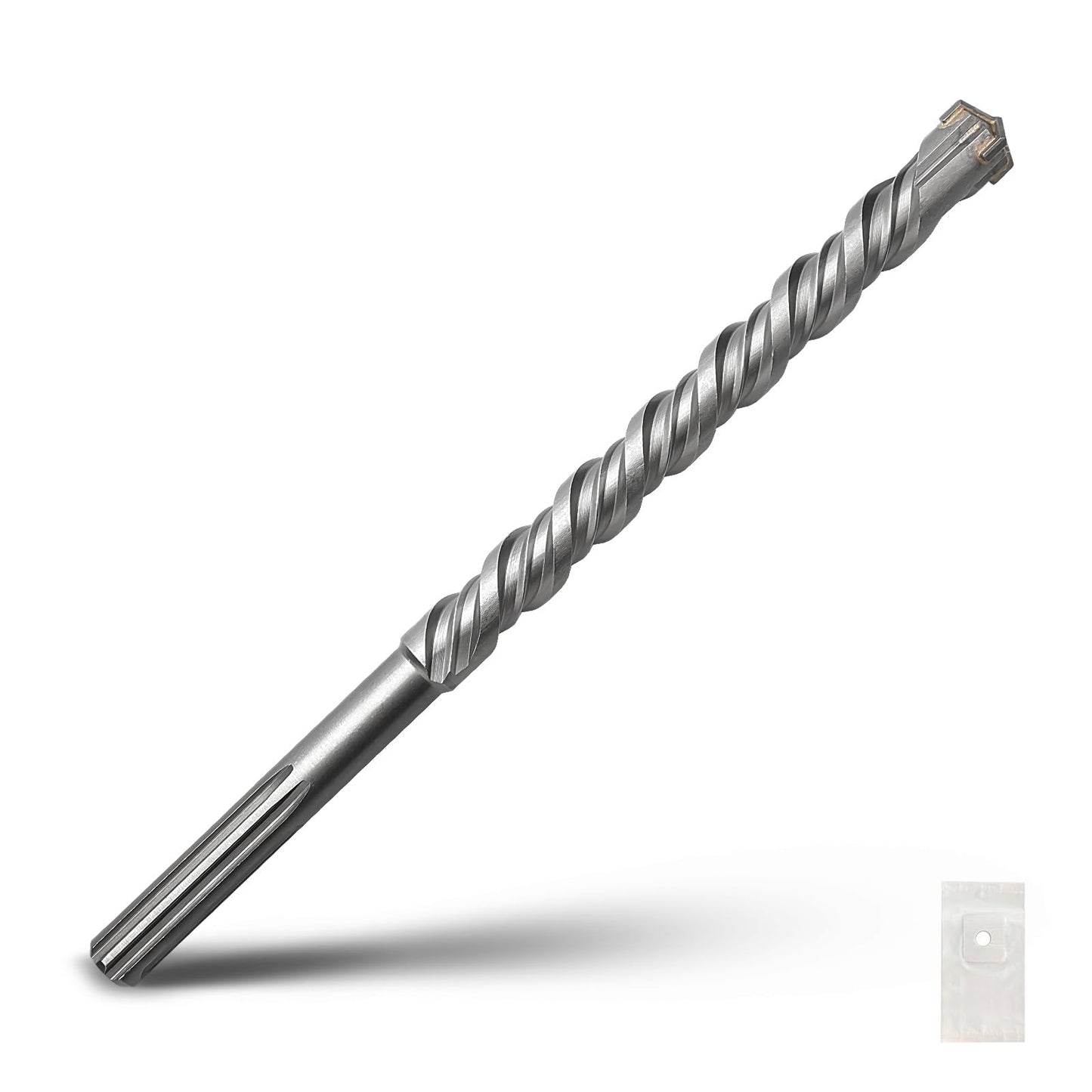 1-1/2 x 10 inch SDS Max Rotary Hammer Drill Bit, 38x260mm Carbide Tip Masonry Drill Bit,Concrete Drill Bit for Masonry, Brick, Stone, Concrete (Length :260mm / 10 inch, 38mm (1-1/2 in) Diameter)