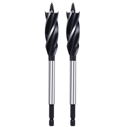 2 Stück 4/5 Zoll x 6-1/2 Zoll Holzbohrer, 1/4 Zoll Sechskantschaft Schlangenbohrer für Hartholz, Weichholz, Sperrholz und Kunststoff (4/5 Zoll x 6-1/2 Zoll) GRIXLEN