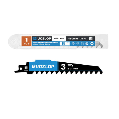 2er-Pack 12 Zoll Säbelsägeblätter-Set, 3 TPI Sägeblätter aus kohlenstoffreichem Stahl zum Holzsägen, Sägeblätter mit Organizer-Etui (2, 3T/12inch)