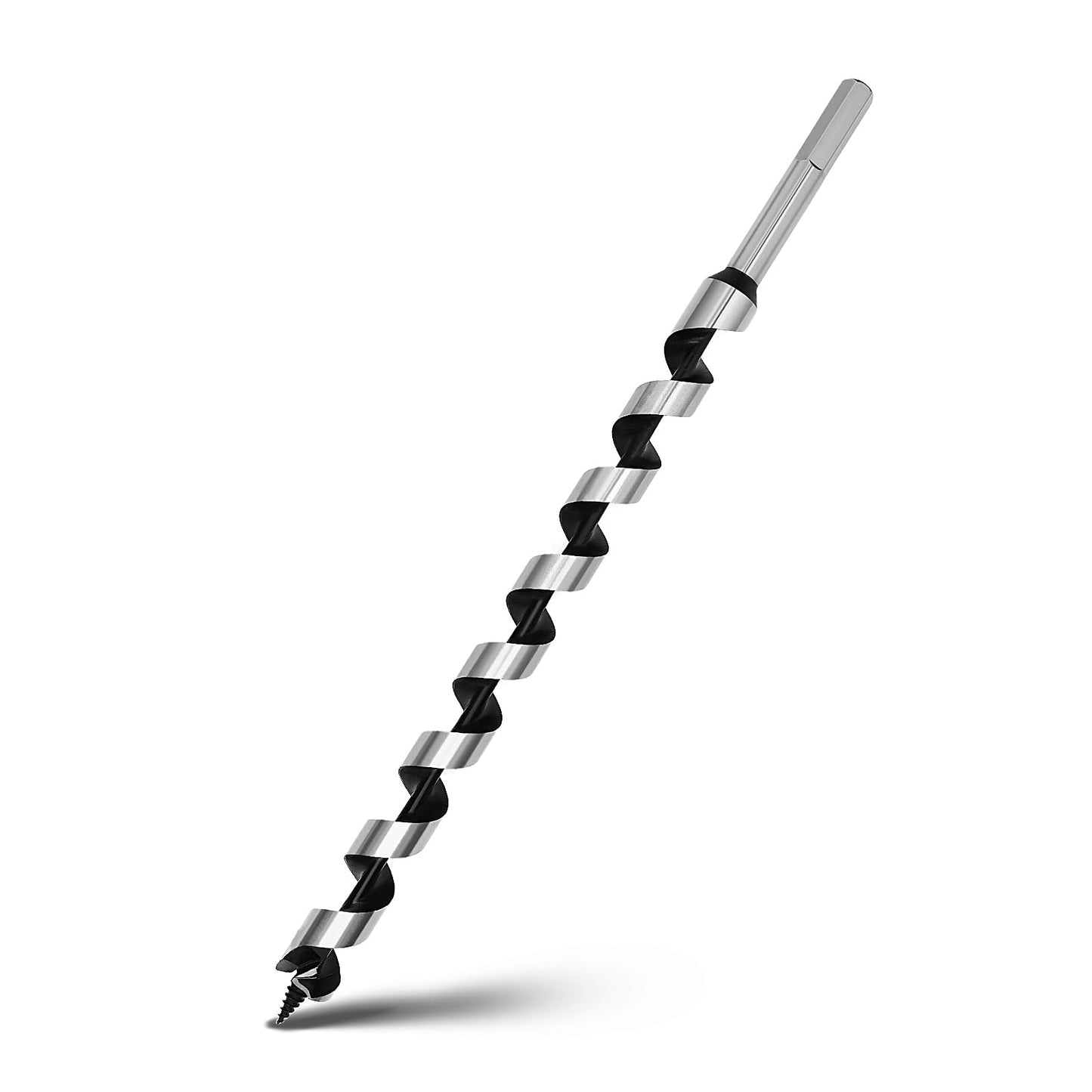11/16 x 18 inch Auger Drill Bit for Wood, 18mm, 2 Flute, Hex Shank, Perfect for Woodworking and DIY Projects
