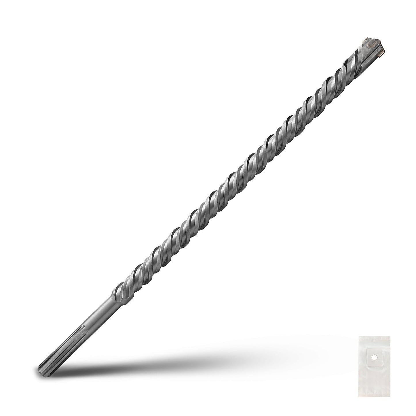 1-1/2 x 10 inch SDS Max Rotary Hammer Drill Bit, 38x260mm Carbide Tip Masonry Drill Bit,Concrete Drill Bit for Masonry, Brick, Stone, Concrete (Length :260mm / 10 inch, 38mm (1-1/2 in) Diameter)