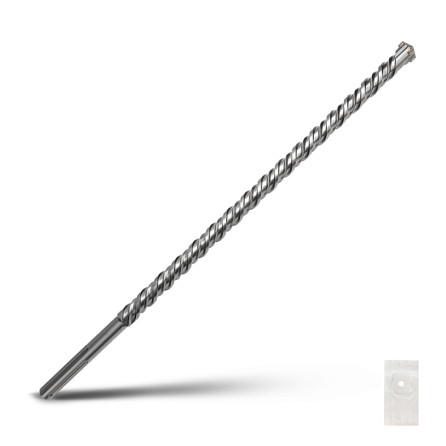 1-1/2 x 10 inch SDS Max Rotary Hammer Drill Bit, 38x260mm Carbide Tip Masonry Drill Bit,Concrete Drill Bit for Masonry, Brick, Stone, Concrete (Length :260mm / 10 inch, 38mm (1-1/2 in) Diameter)