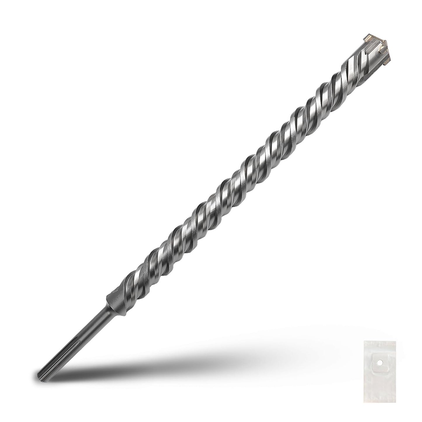 1-1/2 x 10 inch SDS Max Rotary Hammer Drill Bit, 38x260mm Carbide Tip Masonry Drill Bit,Concrete Drill Bit for Masonry, Brick, Stone, Concrete (Length :260mm / 10 inch, 38mm (1-1/2 in) Diameter)