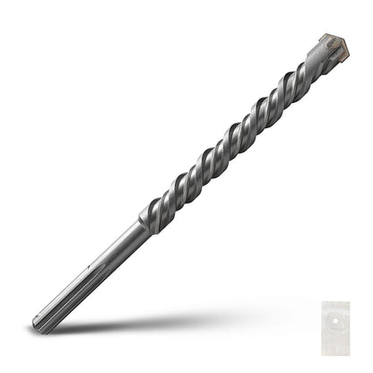 1-1/2 x 10 Zoll SDS Max Bohrhammerbohrer, 38x260mm Hartmetallspitze Mauerbohrer, Betonbohrer für Mauerwerk, Ziegel, Stein, Beton (Länge: 260mm / 10 Zoll, 38mm (1-1/2 Zoll) Durchmesser)