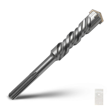 1-1/2 x 10 Zoll SDS Max Bohrhammerbohrer, 38x260mm Hartmetallspitze Mauerbohrer, Betonbohrer für Mauerwerk, Ziegel, Stein, Beton (Länge: 260mm / 10 Zoll, 38mm (1-1/2 Zoll) Durchmesser)
