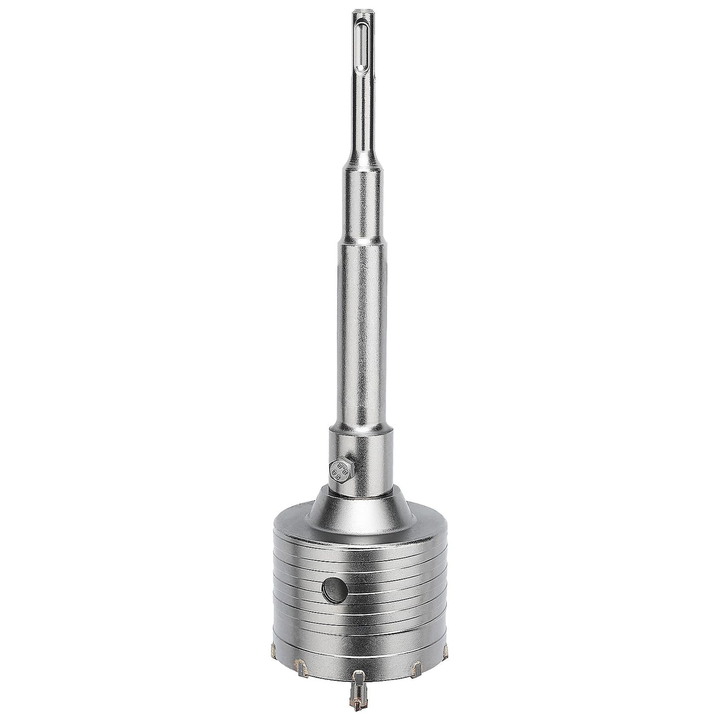 3 inch / 75mm Concrete Hole Saw with SDS Plus Shank Connecting Rod, 6.3mm Tungsten Carbide Tip for Concrete Cement Brick Wall