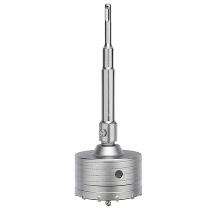 3 Zoll / 75mm Betonlochbohrer mit SDS Plus Aufnahmeschaft, 6.3mm Hartmetallspitze für Beton Zement Mauerwerk