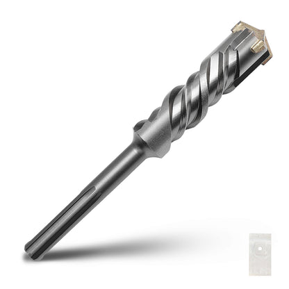 1-1/2 x 10 Zoll SDS Max Bohrhammerbohrer, 38x260mm Hartmetallspitze Mauerbohrer, Betonbohrer für Mauerwerk, Ziegel, Stein, Beton (Länge: 260mm / 10 Zoll, 38mm (1-1/2 Zoll) Durchmesser)