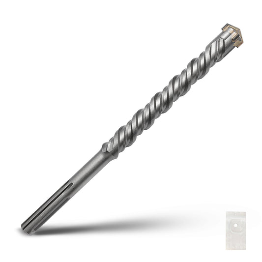 1-1/2 x 10 inch SDS Max Rotary Hammer Drill Bit, 38x260mm Carbide Tip Masonry Drill Bit,Concrete Drill Bit for Masonry, Brick, Stone, Concrete (Length :260mm / 10 inch, 38mm (1-1/2 in) Diameter)