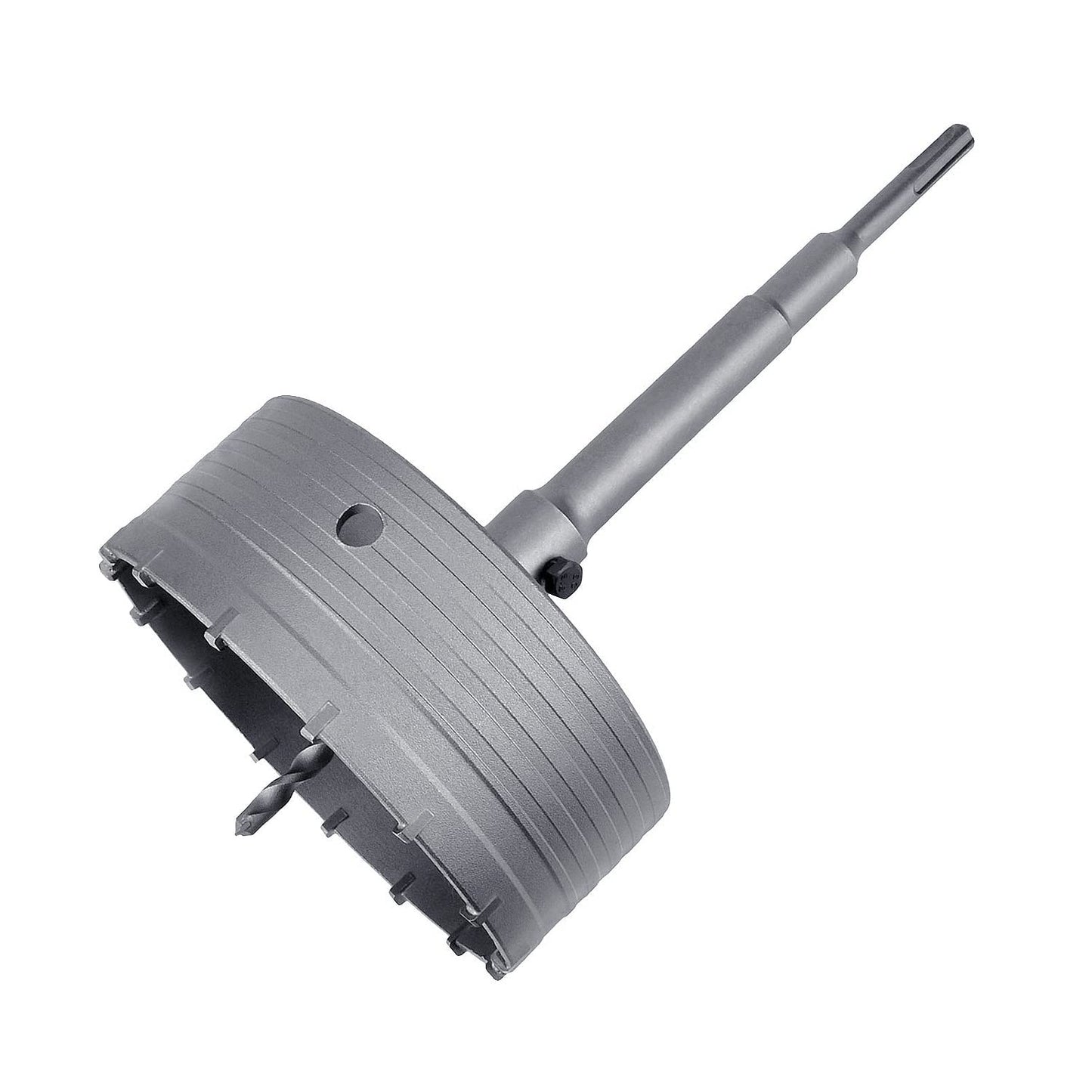4 inch / 102mm Concrete Hole Saw with 220mm SDS Plus Shank Connecting Rod,GUICGOC Tungsten Carbide Teeth Cement Hole Saw for Cement Brick Concrete Stone Wall (4 inch / 102mm)