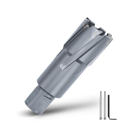 3" x 1-3/8" Hohlbohrer mit Weldon-Schaft, 75mm Hartmetall-Hohlbohrer für Edelstahl, Eisen (1-3/8" Schnitttiefe, 3" (75mm) Durchmesser)