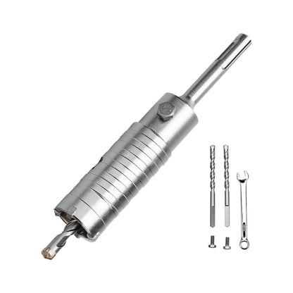 3 Zoll / 75mm Betonlochbohrer mit SDS Plus Aufnahmeschaft, 6.3mm Hartmetallspitze für Beton Zement Mauerwerk