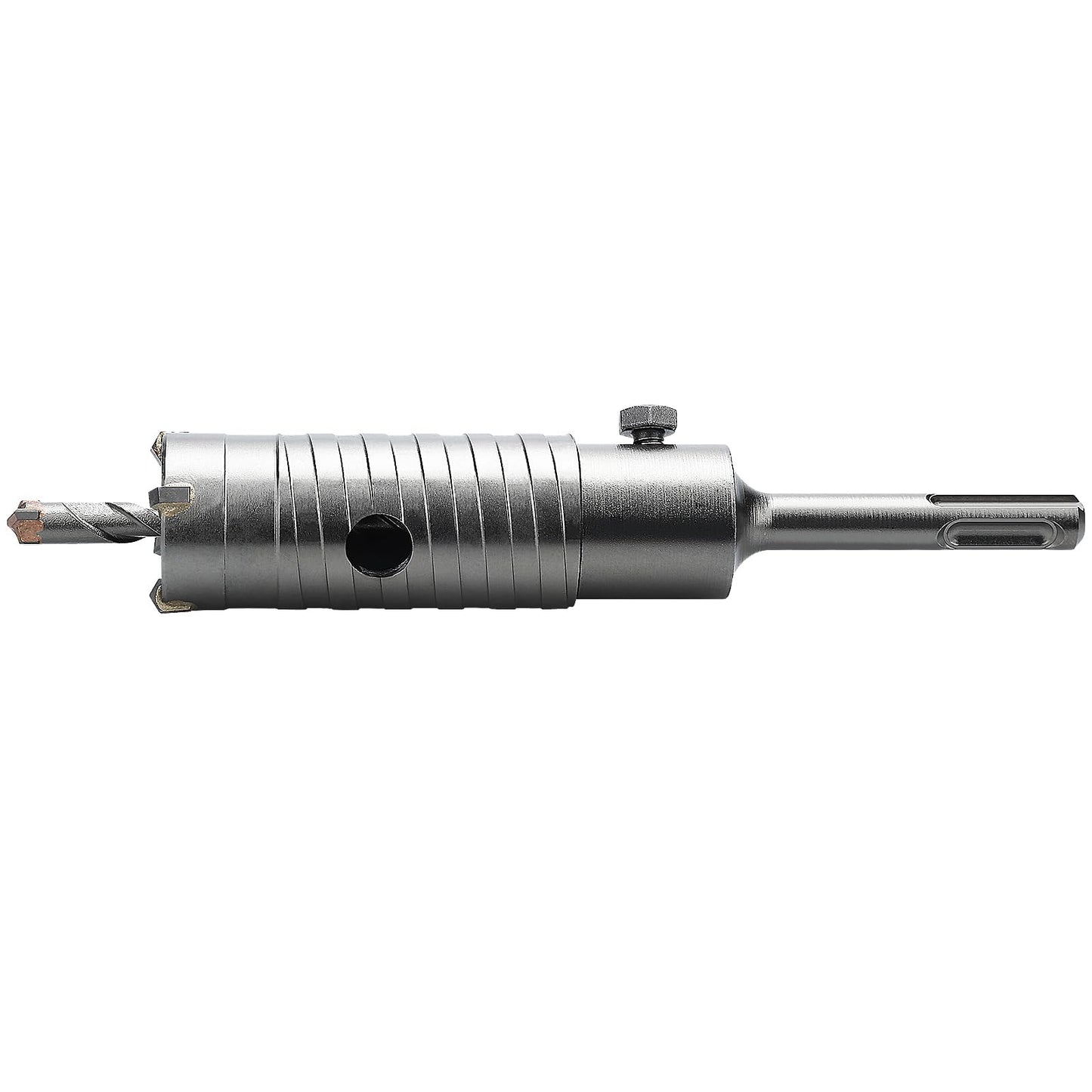 3 inch / 75mm Concrete Hole Saw with SDS Plus Shank Connecting Rod, 6.3mm Tungsten Carbide Tip for Concrete Cement Brick Wall