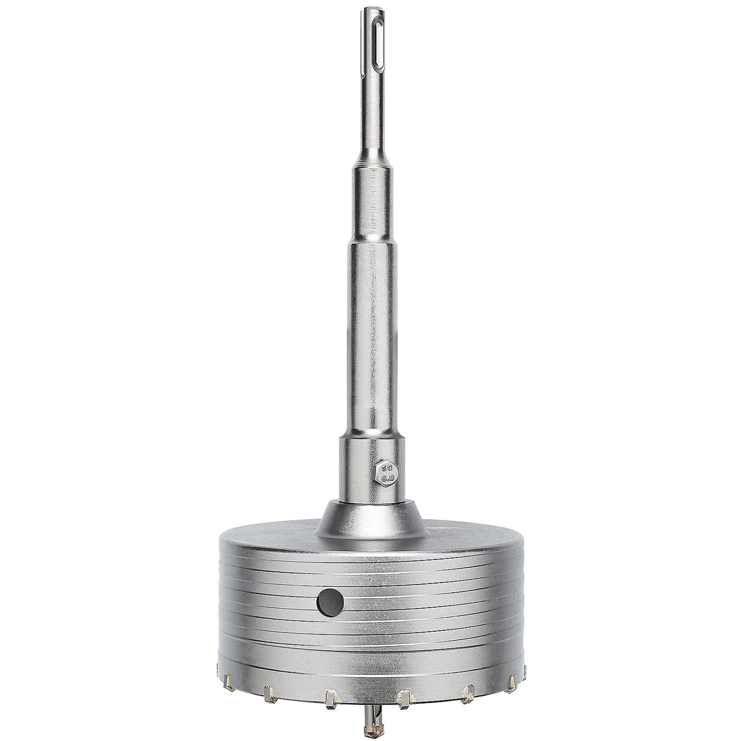 3 inch / 75mm Concrete Hole Saw with SDS Plus Shank Connecting Rod, 6.3mm Tungsten Carbide Tip for Concrete Cement Brick Wall
