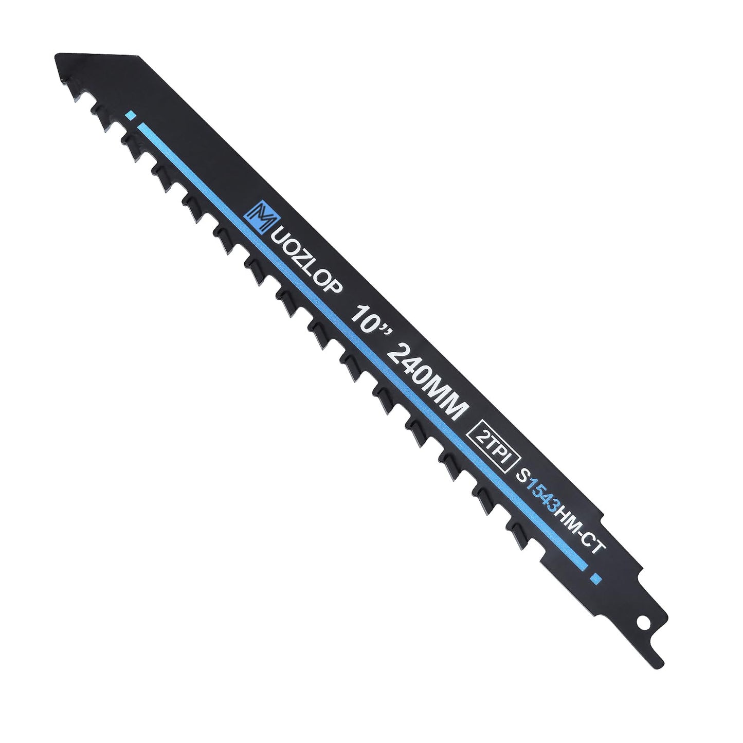 12 inch Masonry Reciprocating Saw Blades,2TPI Carbide Blade Strong teeths for Cutting Brick, Cement, Porous Concrete，3 Pack (3, 12 inch)