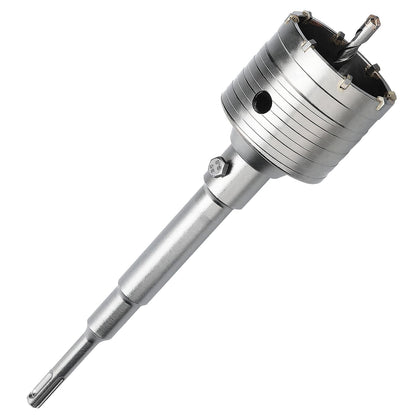 3 Zoll / 75mm Betonlochbohrer mit SDS Plus Aufnahmeschaft, 6.3mm Hartmetallspitze für Beton Zement Mauerwerk